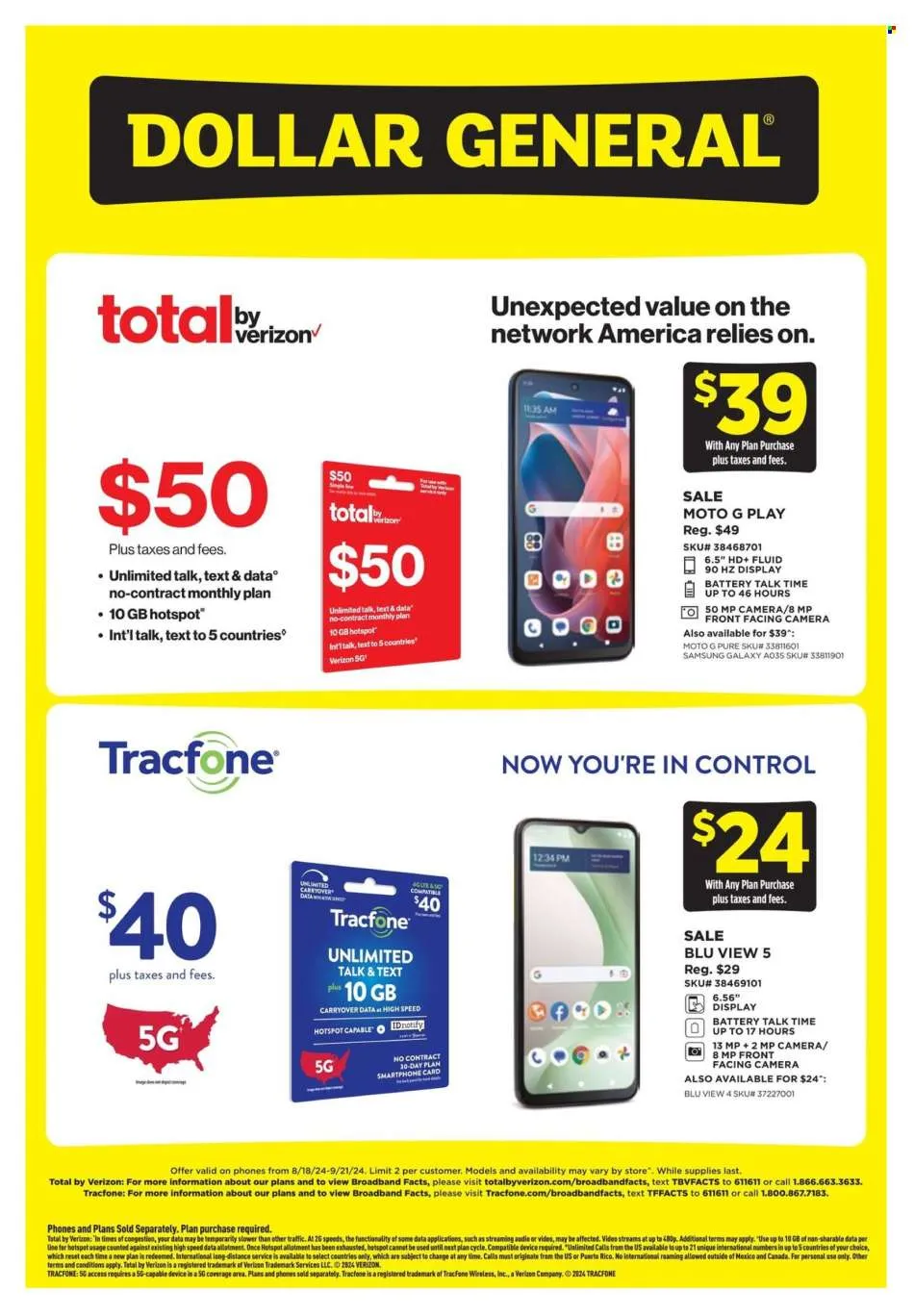 Dollar General Ad - Wireless Specials